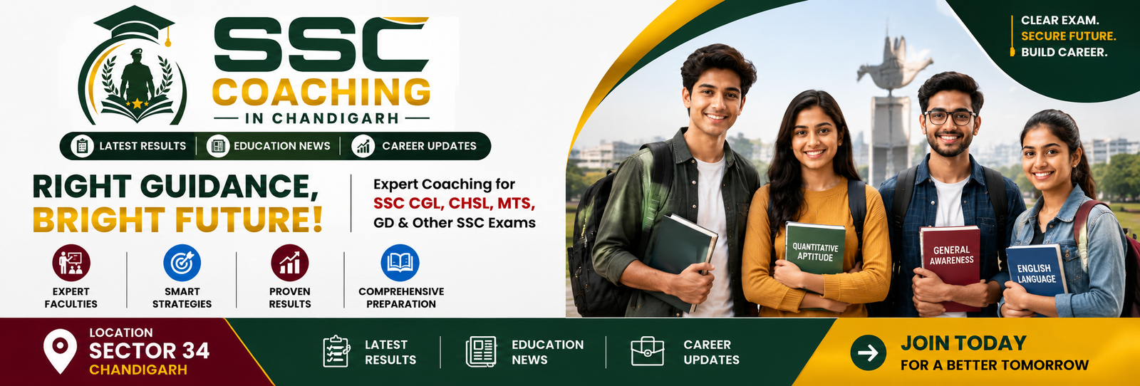 SSC coaching in chandigarh banner